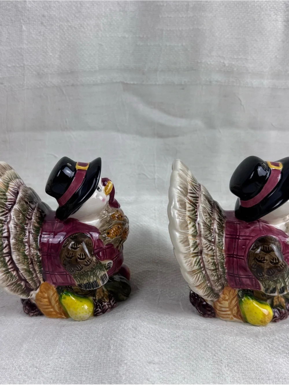 Vintage Jay Imports China Turkey, Salt and Pepper Shakers, Vintage, pre-owned